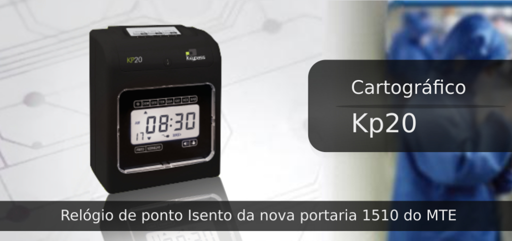 Relógio De Ponto Cartográfico Kp20 Controlsec Controle De Ponto E Acesso 5543